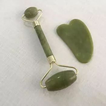 Массажер для лица Jadestone Roller, уход за кожей, красота, массажный инструмент для лица Gua Sha для женщин