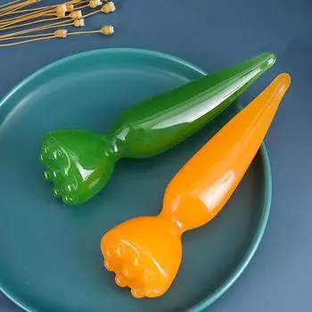 Массажер для лица «Лотос» Гуаша для лица Косметический инструмент для скребка по меридианам Акупунктурный массаж Расслабляющий гуаша-терапия