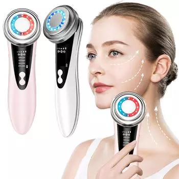 Массажер для лица, сверхлегкий беспроводной инструмент для омоложения кожи Beauty Photon, совместимый с мужчинами One Size