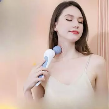 Массажер для лица, умный горячий компресс, вибрация для лица, для похудения, лифтинг, укрепление кожи, омоложение кожи, украшение для шеи Basic model-vibration