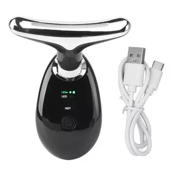 Массажер для лифтинга лица и шеи, 3 световых режима, улучшают циркуляцию, подтягивают кожу, бьюти-устройство