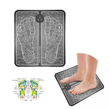 Массажер для ног, электрическая машина для глубокого разминания и боли в мышцах, изменяющая форму ног, расслабляющая машина чёрный