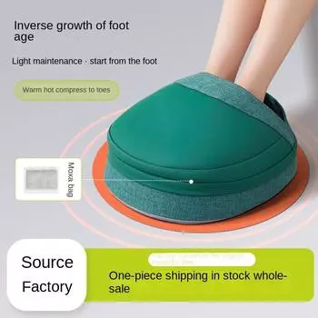 Массажер для ног для облегчения боли, полынь, горячий компресс, съемный ролик для замешивания, многофункциональная машина для массажа тела