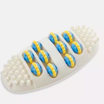 Массажер для ног Домашний роликовый пресс для ног Мытье ног Расслабление акупунктурных точек Массажная пластина для ног Инструмент для выемки меридианов ног 1pcs