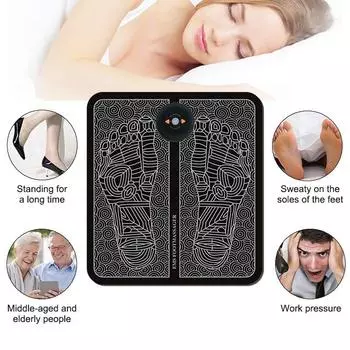 Массажер для ног Ems, облегчающий боль, умный массажер для ног, Tens Fisioterapia, электрический импульсный массажер для ног, акупунктурный коврик для ухода за ногами