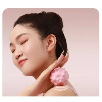 Массажер для ног с фасциальным мячом, шейный мембранный мяч, арахисовый мяч, мышечная релаксация для снятия усталости, йога, арка, спина, массажер для фасции оранжевый