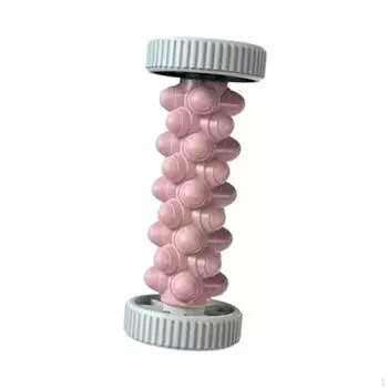 Массажер для ног с роликовым массажером для ног ручной инструмент для лечения фасциита для фитнеса серый