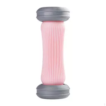 Массажер для ног с роликовым массажером Компактный удобный ручной рефлексотерапевтический розовый