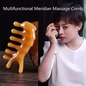 Массажер для носа из смолы, головка, массажная расческа для шейного отдела позвоночника, доска Гуаша