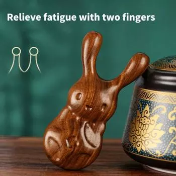 Массажер для носа из золотого сандалового дерева, симпатичные инструменты для массажа лица, высококачественная массажная расческа унисекс Massage Comb