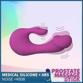 Массажер для пальцев, массаж простаты, устройство для мастурбации, анальная пробка для заднего двора, вибратор с двойной головкой, секс-игрушки для взрослых