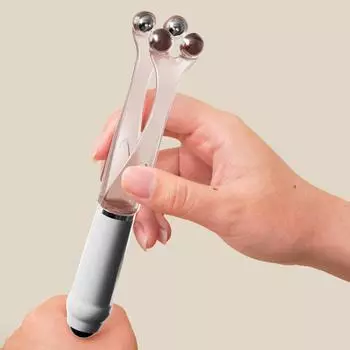 Массажер для пальцев с магнитным зажимом и бусинами Массажер для суставов пальцев с 5-ю бусинами Массажная палочка фиолетовый