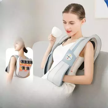 Массажер для плеч и шеи, интеллектуальная массажная шаль, домашний многофункциональный массажер для шейного отдела Medium standard