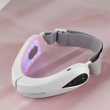 Массажер для подтяжки лица V Face Lifting Massager для удаления двойного подбородка LED Photon Therapy EMS Массажер для лица Vibration V Line Устройство для похудения и подтяжки лица