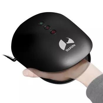 Массажер для рук Bauhutte Hand Massager для снятия игровой усталости Черный Маленький MSG-01H-BK [Настольный]