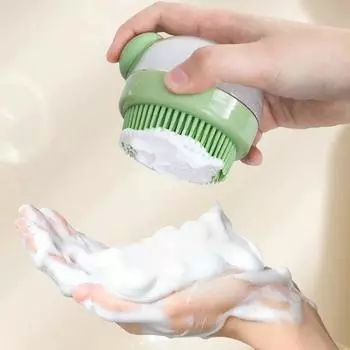 Массажер для шампуня для собак, щетка для ванны, мягкая силиконовая щетка для кошек, дозатор для мытья щенков, щетки для душа