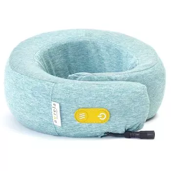 Массажер для шеи ALINCO, массажный аппарат с функцией нагрева, компактный, легкий, с переключателем вращения, синий MCR8321(К) синий