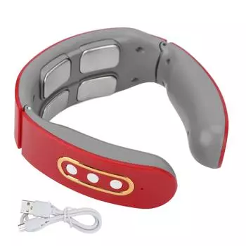 Массажер для шеи Электрический импульс 6 режимов 9 уровней U-образная форма Боль в плечах Шейный позвонок
