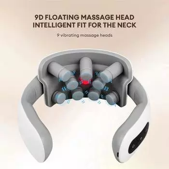 Массажер для шеи Электрический низкочастотный импульсный шейный позвонок, боль, стресс, инструмент для физиотерапии шеи