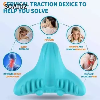 Массажер для шеи, массажер для шеи и плеч, устройство для вытяжения шейного отдела позвоночника, облегчение боли в шейном отделе позвоночника, массажная подушка для шеи