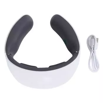 Массажер для шеи с режимами 8 уровней Портативный электрический импульсный массажер для шеи с подогревом для лечения усталости и боли в шее