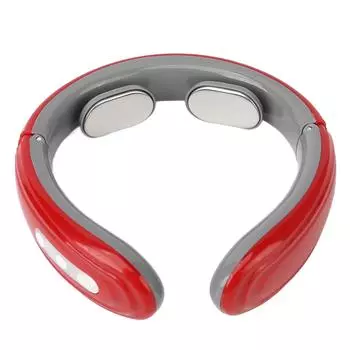 Массажер для шеи с подогревом, 6 режимов, 9 уровней интенсивности, снижение усталости, интеллектуальный массажер для шеи TENS