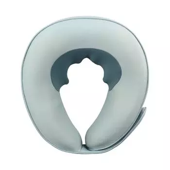 Массажер для шеи шиацу, электрическая U-образная подушка, 6D, подогрев, глубокое разминание тканей, идеально подходит для снятия боли дома, в офисе, в путешествии зелёный