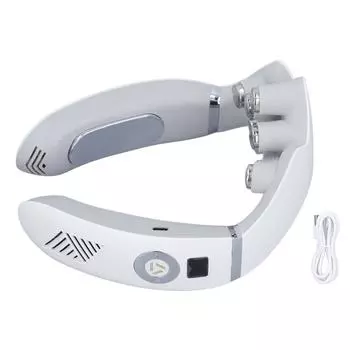 Массажер для шеи USB Умный массажер для шейного отдела позвоночника 3-ступенчатый терморегулятор Массажер для шеи с функцией охлаждения H