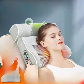 Массажер для шейного отдела позвоночника, поясничного отдела позвоночника, спины, электрического плеча для всего тела, многофункциональный массажер, массажная подушка