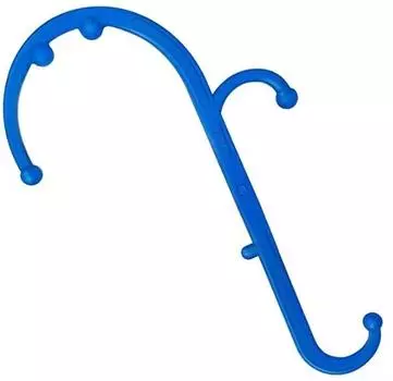 Массажер для спины и шеи - инструменты для массажа триггерных точек для облегчения боли и самостоятельного массажа. Ручной массажер для спины, шеи, плеч, синий. чёрный