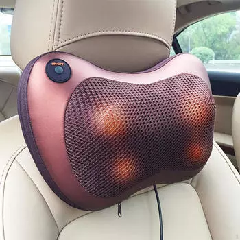 Массажер для спины и шеи Шиацу, легкий, с подогревом для ног и плеч