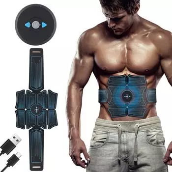 Массажер для стимуляции мышц, тренажер для пресса, фитнес-оборудование, сжигатель жира, электростимулятор, массаж для похудения, наклейка на мышцы CN