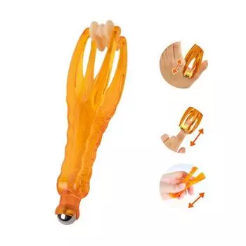 Массажер для суставов пальцев со стальными/магнитными бусинами, двухрядный роликовый дизайн, простота использования, снятие усталости пальцев, улучшение циркуляции крови