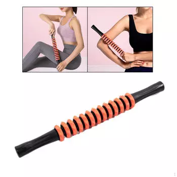 Массажер для тела, роликовая палочка, удобный роликовый инструмент, ручной инструмент для подколенных сухожилий теленка фиолетовый