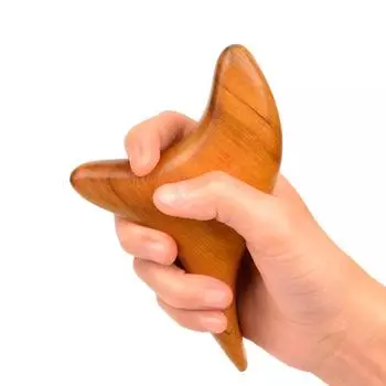 Массажер для тела тройничного нерва, шейный шиацу, рефлексотерапия, деревянный для циркуляции крови