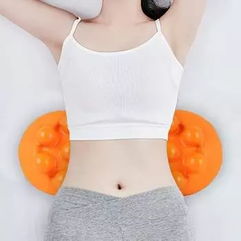 Массажер для триггерных точек трапеции, миофасциальный шейный релаксант, корректор осанки, массажер для шейного отдела позвоночника для снятия мышечной боли B оранжевый