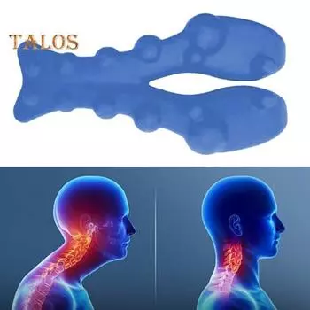 Массажер для триггерных точек трапеции, миофасциальный шейный релаксант, корректор осанки, массажер для шейного отдела позвоночника для снятия мышечной боли B оранжевый