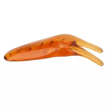 Массажер для уменьшения носа ABS Burr Free Smooth устраняет отечность Маленький скребок для носа для красоты янтарь