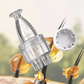 Массажер для волос с применением для кожи головы, дозатор масла для волос, удобный, щетка-мяч