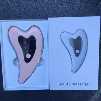 Массажер Гуаша Электрическая доска Гуа Ша Массажер для лица Скребок для лица