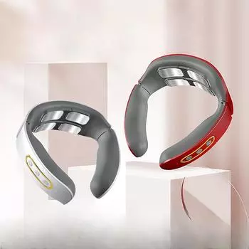 Массажер Интеллектуальный массажер для шеи Устройство для физиотерапии с импульсным нагревом Тепловой компресс Устройство для защиты шеи Устройство для плеч и шеи шейного отдела позвоночника Chinese