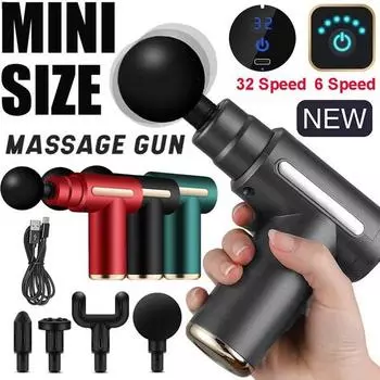 Массажер мышцы выстукивания ткани инструмента массажа Тингмл глубокий для облегчения боли серый