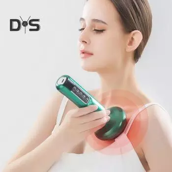 Массажер от целлюлита для ног, устройство для удаления целлюлита, беспроводной аккумуляторный роликовый вибрационный аппарат для уменьшения целлюлита, для коррекции фигуры белый