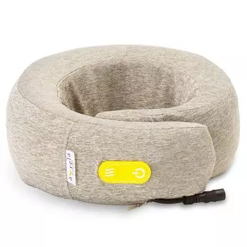 Массажер-подушка для шеи ALINCO, массажная машина с функцией нагрева, компактный, легкий, с переключателем вращения массажного шарика, коричневый цвет MCR8321(T) коричневый