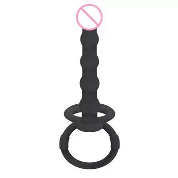 Массажер простаты для взрослых, игрушка для члена, шарик, кольцо для задержки, вставка, анальная пробка, секс-игрушка для мужчин и женщин