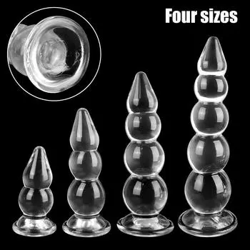 Массажер простаты с сильной присоской, товары для взрослых, секс-игрушки для мужчин и женщин, расширитель ануса, огромные фаллоимитаторы, тыква, анальная пробка M