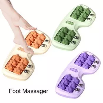 Массажер с кошачьим когтем, эргономичная стимуляция акупунктурных точек, рефлексология ног, колесо для акупунктурной терапии зелёный