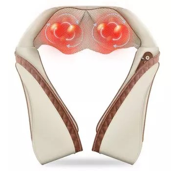 Массажер с массажем шеи, регулируемый жесткий массажный аппарат, уважение к старому подарку, нагреватель шеи/плеч, массажер, машина, ремень, шея, плечи, талия,