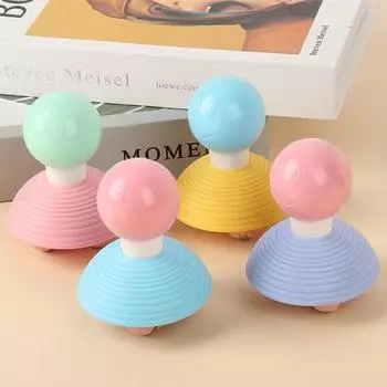 Массажер с мультяшными шариками, ручной массаж всего тела, роликовый массажер для ног и икр, массажер для бедер и рук зелёный