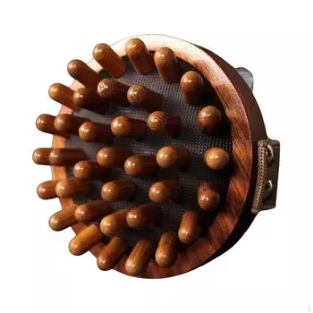 Массажер-щетка Meridian многоцелевой ручной массажер для спины и тела Гуаша соскребание для 11x7.5cm коричневый